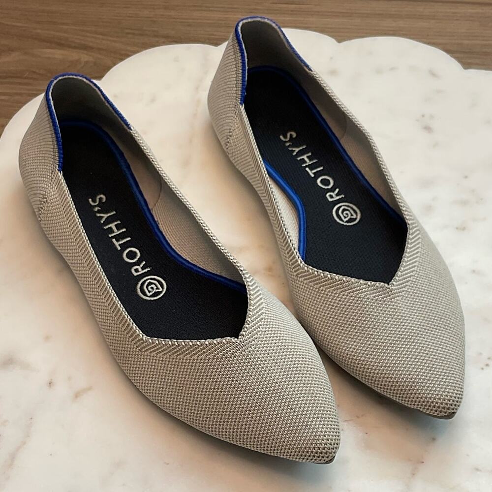 ROTHY’s The Point in Flax Birdseye **Retired**  | Women's 9 US